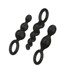 Coffret 3 plugs Satisfyer Plugs Noir - CC597159